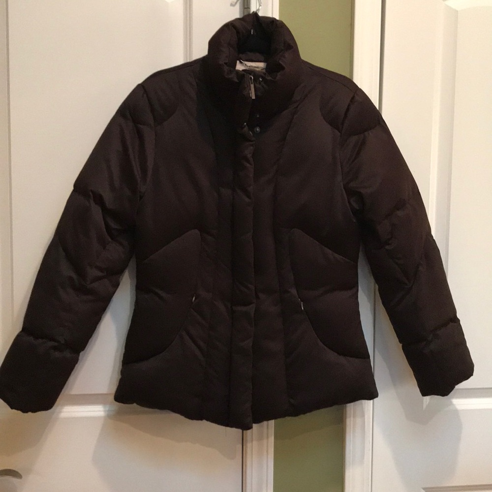 Calvin Klein, brown, down filled coat. So warm!